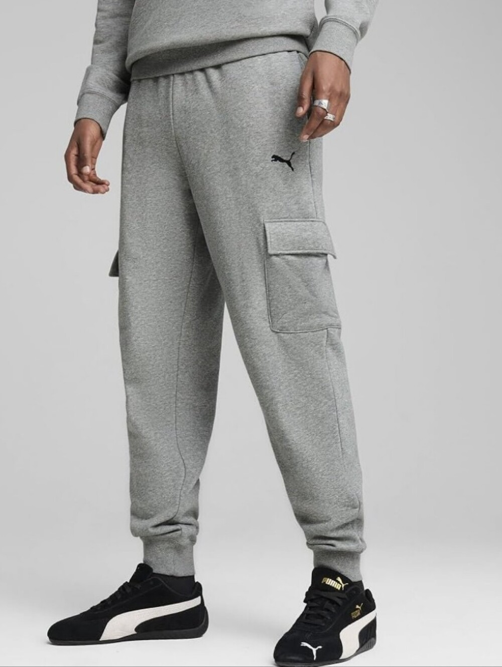 PUMA Men's Essentials Cargo Pant - Fleece Lined - M (Like NEW)